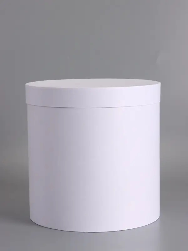 Шляпная коробка белая, 30 х 30 см