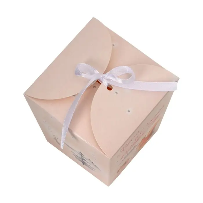 Бонбоньерка, новогодняя подарочная упаковка «Удачи и счастье в Новом Году», 7.5×8×7.5 см Бонбоньерка, новогодняя подарочная упаковка «Удачи и счастье в Новом Году», 7.5×8×7.5 см