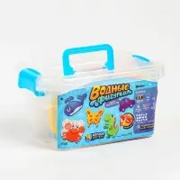 Набор для опытов &laquo;Водные фигурки&raquo;, 14 молдов, 12 цветов, в контейнере