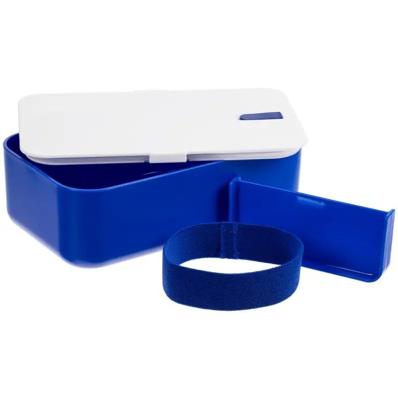 Ланчбокс Lunch Hour, белый с синим Ланчбокс Lunch Hour, белый с синим