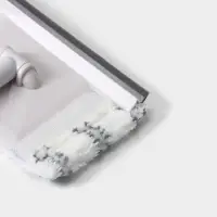 Щётка для окон, телескопическая алюминиевая ручка 59(103) см, водосгон 20.5 см, насадка из микрофибры 20.5&times;12 см