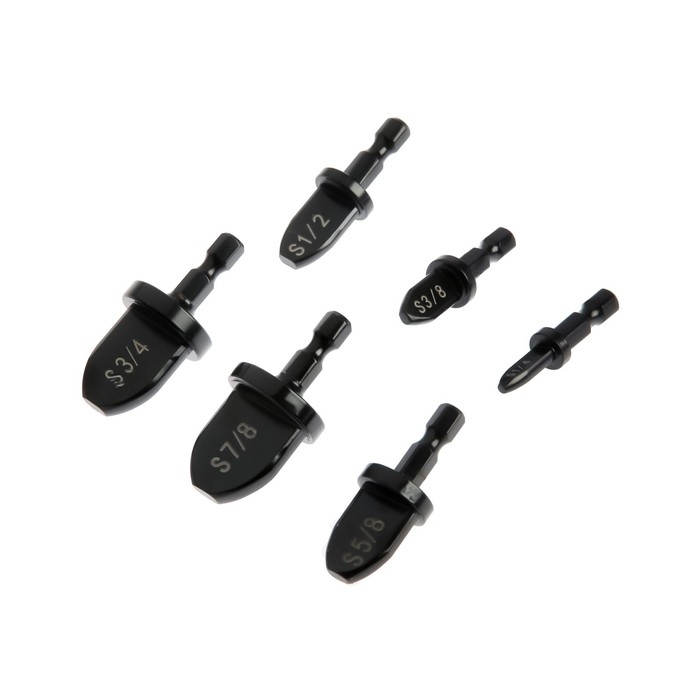 Набор насадок на шуруповерт ТУНДРА, расширитель медных труб, 1/4-3/8-1/2-5/8-7/8-3/4, 6 шт.   934667 Набор насадок на шуруповерт ТУНДРА, расширитель медных труб, 1/4-3/8-1/2-5/8-7/8-3/4, 6 шт.   934667