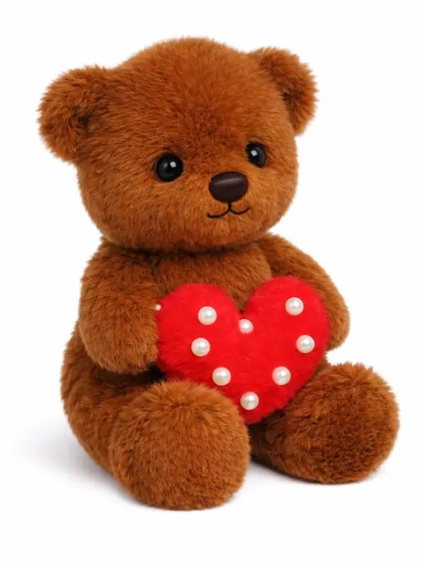 Мягкая игрушка "Мишка с сердечком" 30 см