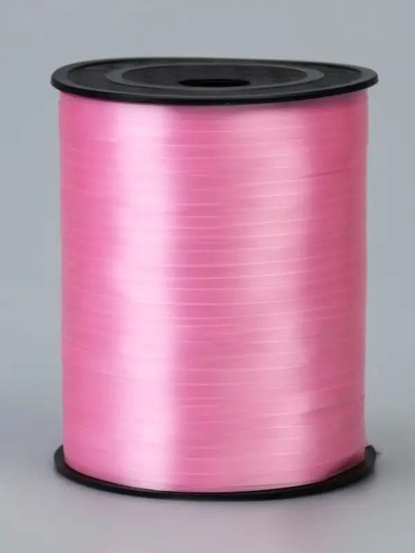 Лента для декора, подарков и шаров, светло-розовый, 0.5 см &times; 500 ярдов