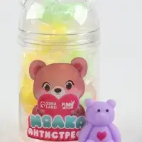 Антистресс сквиш мялка «Мишки», в банке