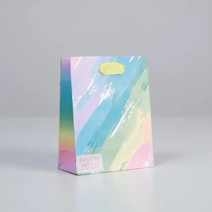 Пакет подарочный ламинированный, упаковка, &laquo;Неповторимых эмоций&raquo;, S 15 х 12 х 5.5 см