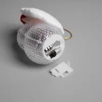 Ёлочная игрушка &laquo;Дед Мороз&raquo;, 10 см, от батареек, свечение мульти (RGB)