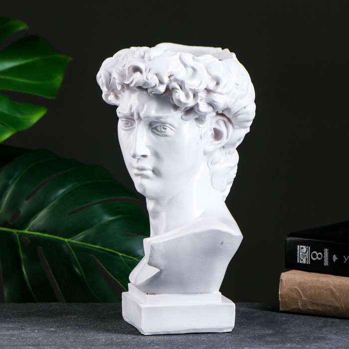 Ваза Ваза "Давид" белая, 2,1 л