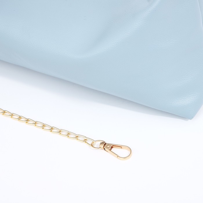 Сумка-багет на молнии, цвет голубой Сумка-багет на молнии, цвет голубой