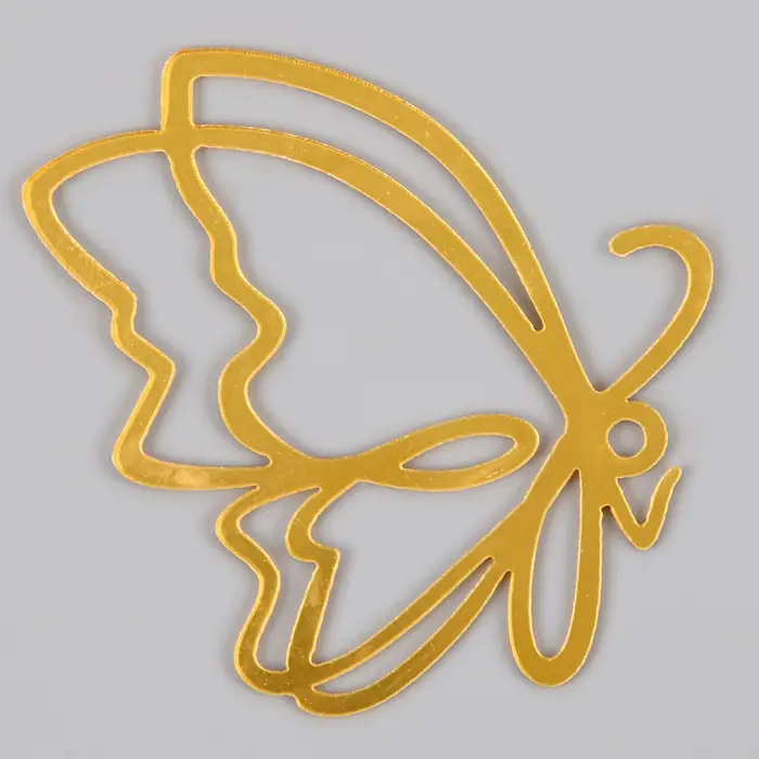 Топпер для торта «Бабочки», 5 шт., золотой Топпер для торта «Бабочки», 5 шт., золотой