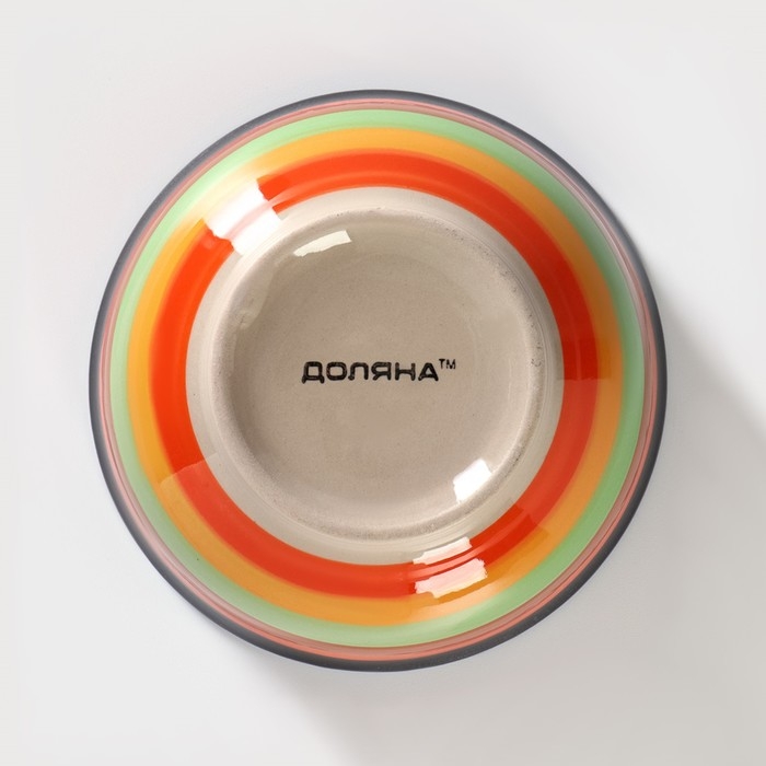 Миска керамическая Доляна «Индия», 300 мл, d=11 см, цвет оранжевый Миска керамическая Доляна «Индия», 300 мл, d=11 см, цвет оранжевый