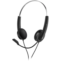 Гарнитура компьютерная Genius HS-220U,&nbsp; кабель 2.4м., черный