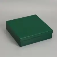 Коробка складная, крышка-дно, армейский зелёный, 30 х 30 х 8 см