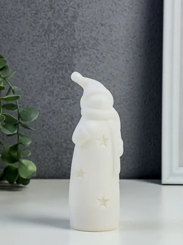 Фигурка светящаяся RISALUX «Снеговик в колпаке» LED, 3хAG10 белый 4,8х4,8х15 см Фигурка светящаяся RISALUX «Снеговик в колпаке» LED, 3хAG10 белый 4,8х4,8х15 см