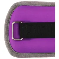Утяжелители неопреновые ONLYTOP, 2 шт. &times; 0.25 кг, цвет фиолетовый