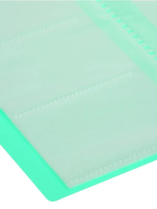 Визитница на 60 карт, 3 карты на 1 листе, обложка пластик, МИКС