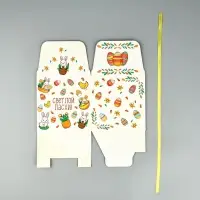 Коробка складная на Пасху «Пасхальная», 12 х 12 х 12 см
