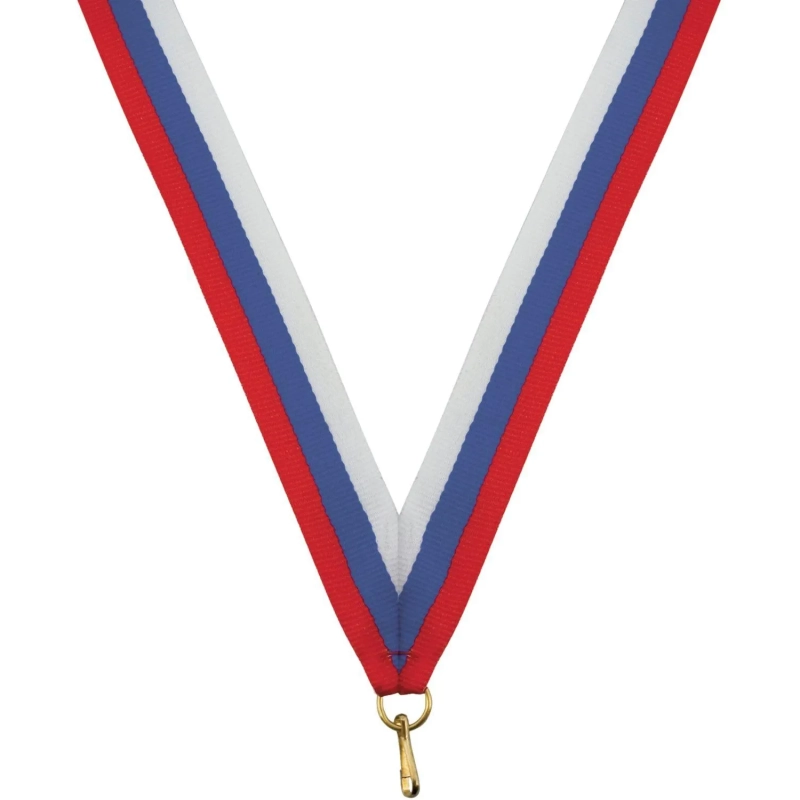 Лента для медалей 22 мм цвет триколор  LN5h