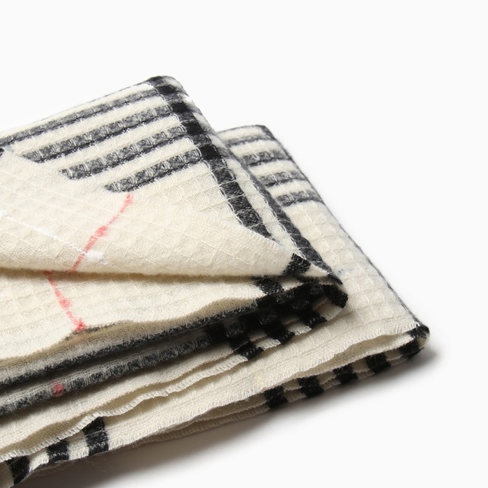 Шарф зимний объемный с кистями MINAKU 63*180 + 10 см Шарф зимний объемный с кистями MINAKU 63*180 + 10 см