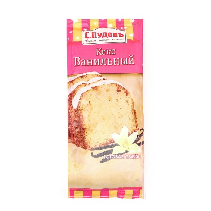 Мучная смесь С.Пудовъ кекс ванильный, 400 г Мучная смесь С.Пудовъ кекс ванильный, 400 г