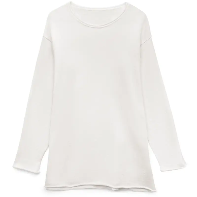 Лонгслив унисекс Siluetti Fuori, молочно-белый, размер L/XL