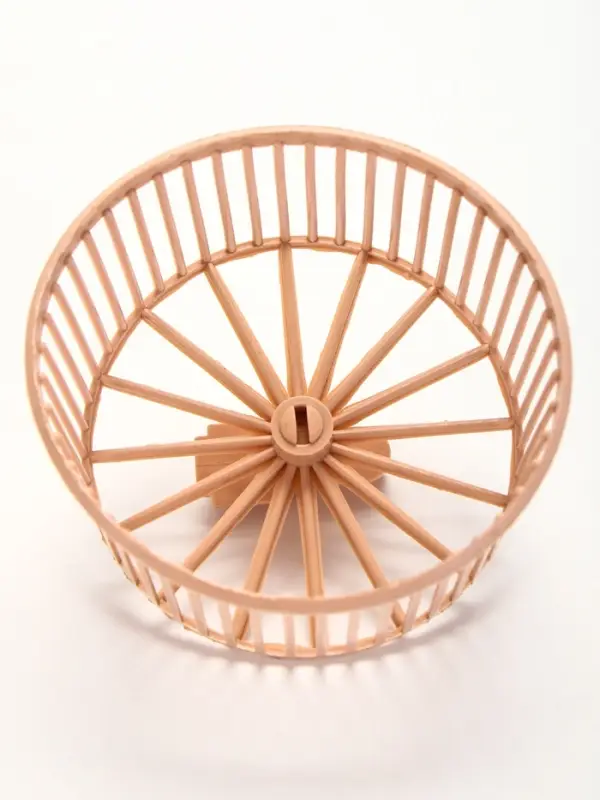 Клетка для грызунов &laquo;Пижон&raquo;, 38&times;27&times;27 см, складная, домик, миска, колесо, бежевая