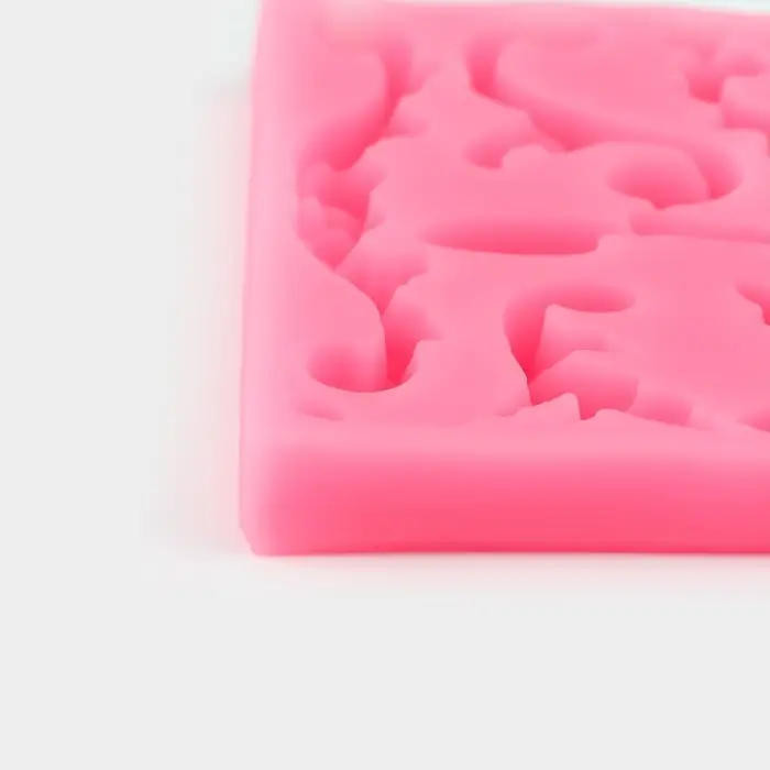 Молд для заливки &laquo;Вензельный оттиск&raquo;, 9.8&times;1.2 см, силикон, МИКС