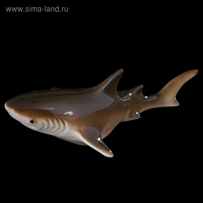 Сувенир «Акула», малая, 14×6×3 см, ручная работа, фарфор Сувенир «Акула», малая, 14×6×3 см, ручная работа, фарфор