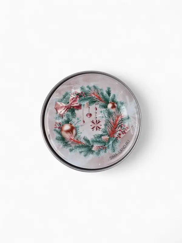 Свеча ароматическая новогодняя в банке «Конь», розовая, аромат ваниль, 4.8 см Свеча ароматическая новогодняя в банке «Конь», розовая, аромат ваниль, 4.8 см