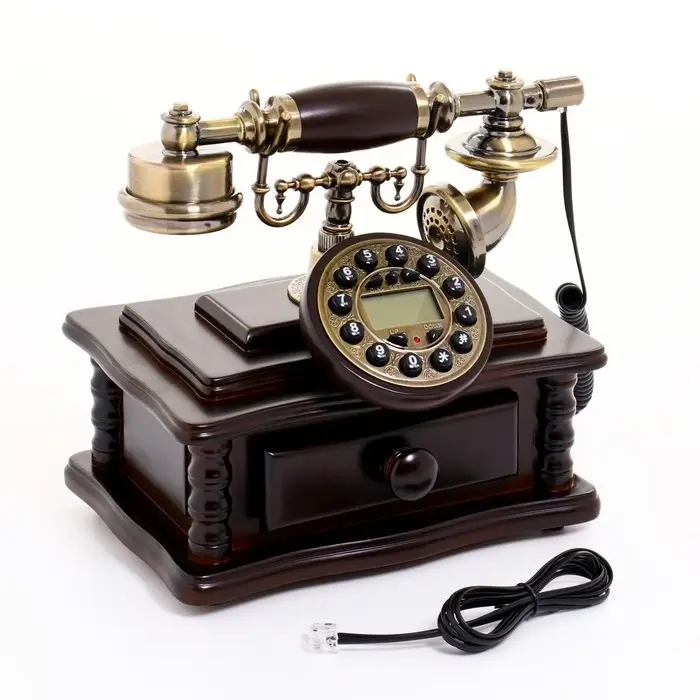 Ретро-телефон &laquo;Письменный стол&raquo;, шкатулка, 16&times;25&times;26 см