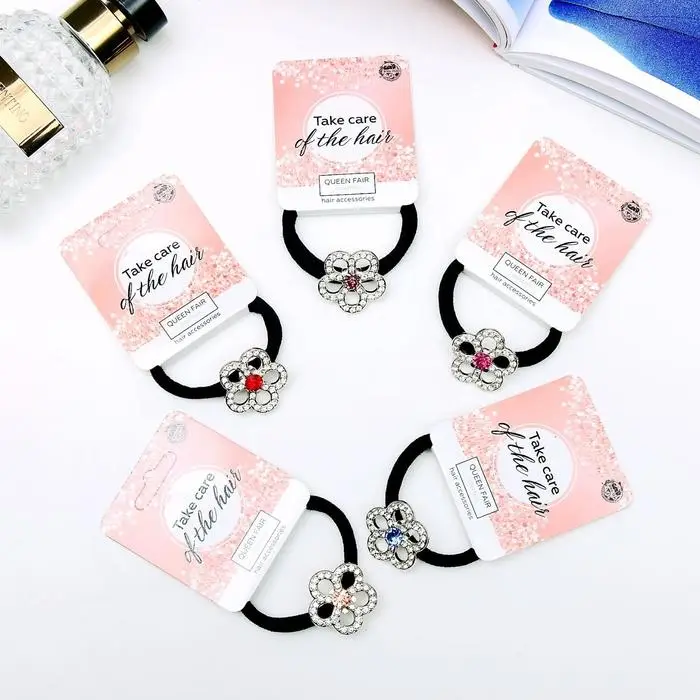 Резинка для волос "Дженис" цветок, микс