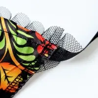 Карнавальный воротник "Народная краса" цвет чёрный Карнавальный воротник "Народная краса" цвет чёрный