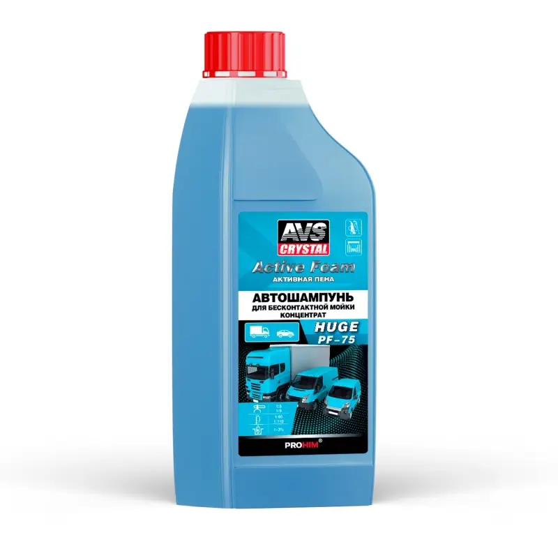 Автошампунь для б/к мойки AVS "Active Foam" 1: 5-9 PF-75 HUGE 1 л