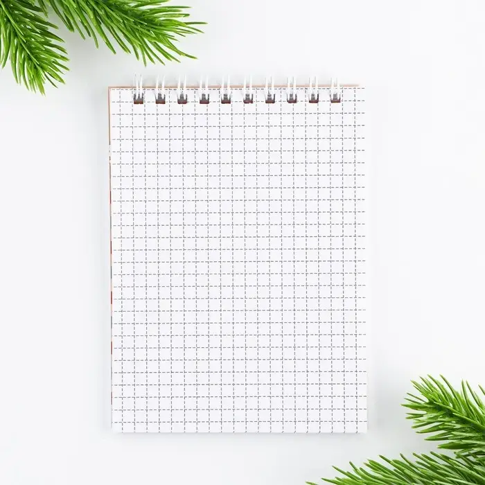 Блокнот детский, А6, 40 листов, мягкая обложка, на гребне «Уютного нового года» Блокнот детский, А6, 40 листов, мягкая обложка, на гребне «Уютного нового года»