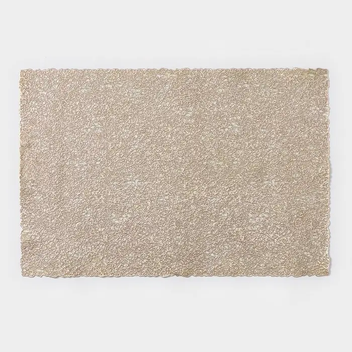 Салфетки сервировочные на стол Доляна &laquo;Соломка&raquo;, 30&times;45 см, 4 шт., золотые