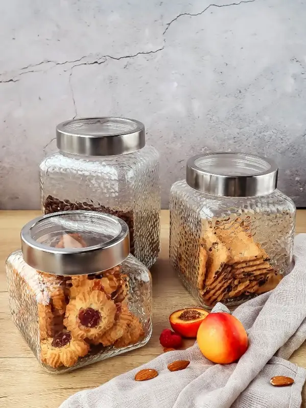 Банка с крышкой Nordic Cube, большая Банка с крышкой Nordic Cube, большая