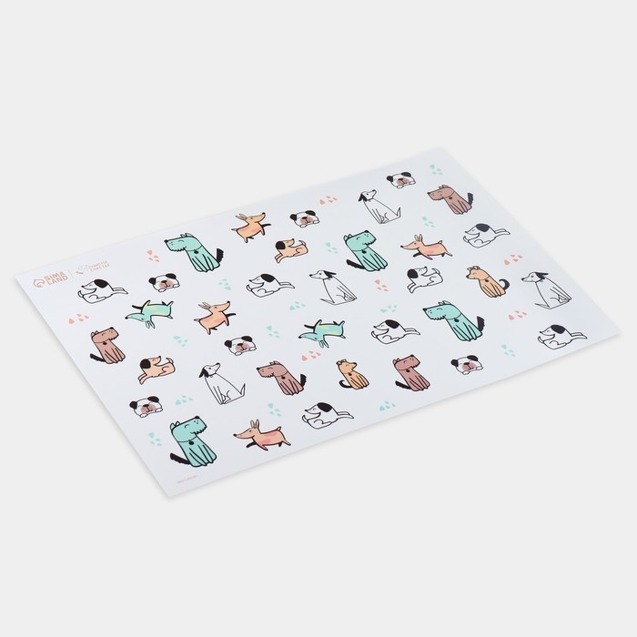 Коврик под миску «Собачья радость» , 43х28 см Коврик под миску «Собачья радость» , 43х28 см