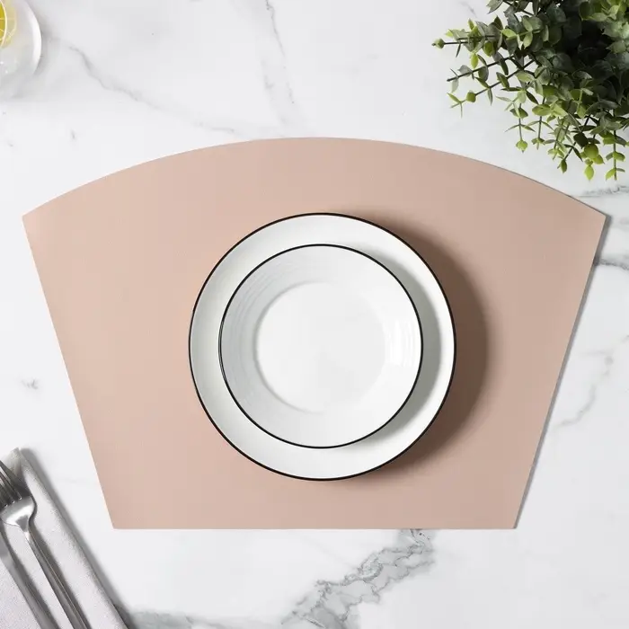 Салфетка сервировочная на стол &laquo;Тэм&raquo;, 30&times;44 см, персиковая