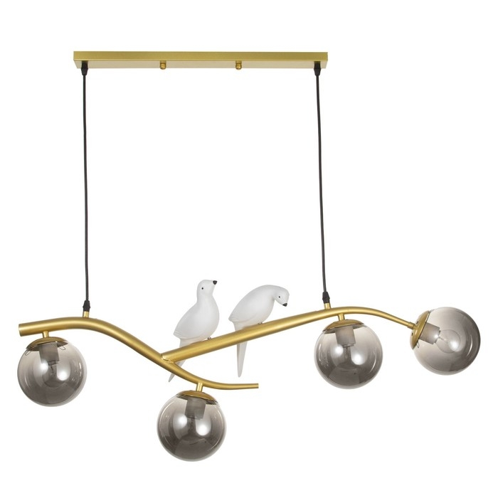 Люстра Люстра "Птички" E27 40Вт золото 80х25х100 см