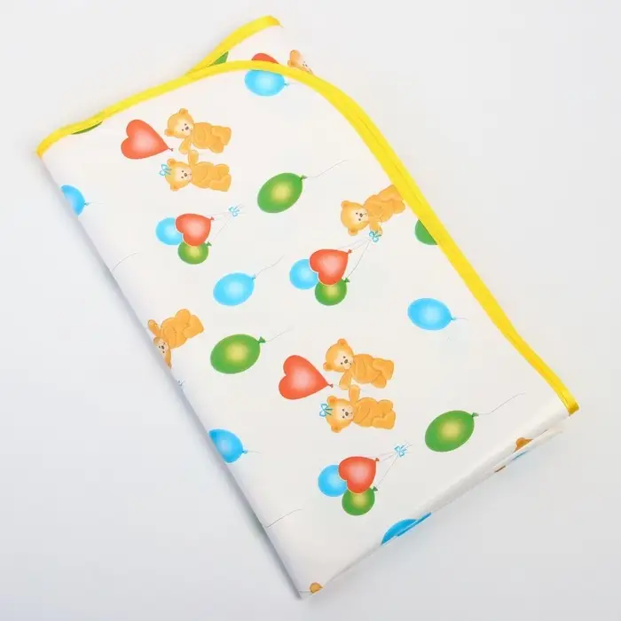 Клеёнка с ПВХ-покрытием, 70&times;100 см, на резинке, МИКС