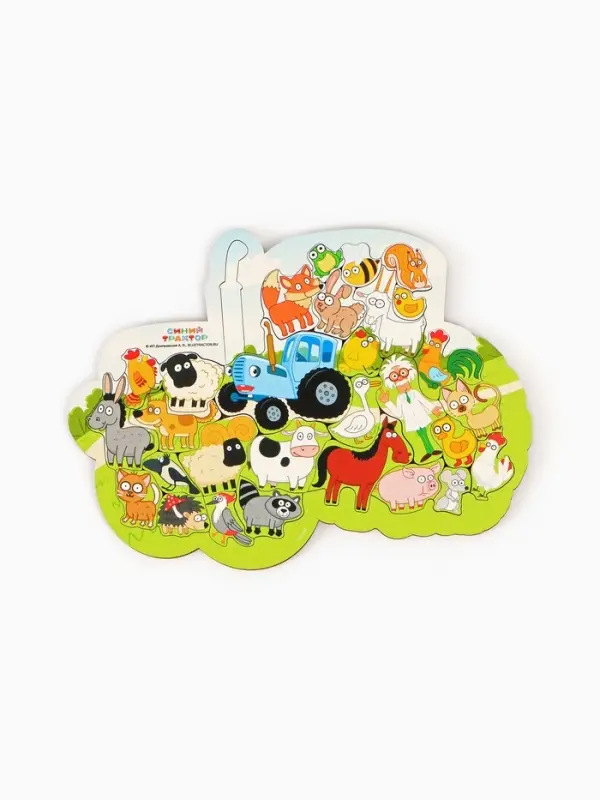 Пазл ПЗ110 Синий трактор Пазл ПЗ110 Синий трактор