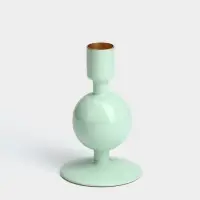 Подсвечник на 1 свечу &laquo;Мята&raquo;, с 1 сферой, 7.5&times;7.5&times;11.5 см