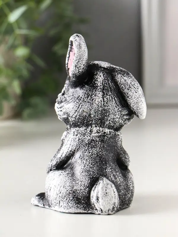 Фигурка гипс &laquo;Зайчонок с грибком&raquo;, 12&times;8&times;7 см