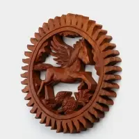 Панно &laquo;Пегас&raquo;, 20&times;20&times;2 см, дерево суар