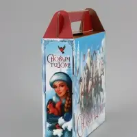 Коробка подарочная, самосборная &laquo;Сказочная тройка&raquo;, 33.7&times;25.7&times;7.9 см