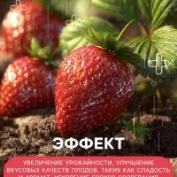 Удобрение органоминеральное &laquo;Буйские удобрения&raquo;, для клубники, земляники, 1 кг