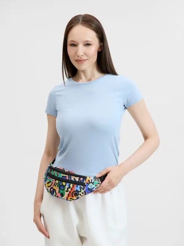 Сумка поясная Bolsana с передним карманом с печатью на заказ