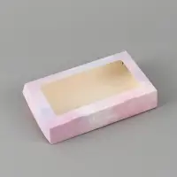 Коробка подарочная с окном &laquo;Для тебя&raquo;, 20&times;12&times;4 см, самосборная