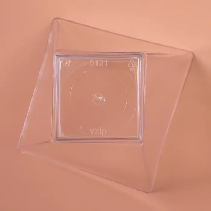 Форма пластиковая одноразовая для фуршета «Рубин», 130 мл, прозрачная