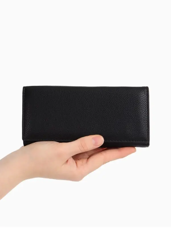 Кошелек жен 06-01-01 Июнь2522, 19*3*10 см, 3 отд+отд/молн, д/карт, д/монет, на магните черн 109097 Кошелек жен 06-01-01 Июнь2522, 19*3*10 см, 3 отд+отд/молн, д/карт, д/монет, на магните черн 109097